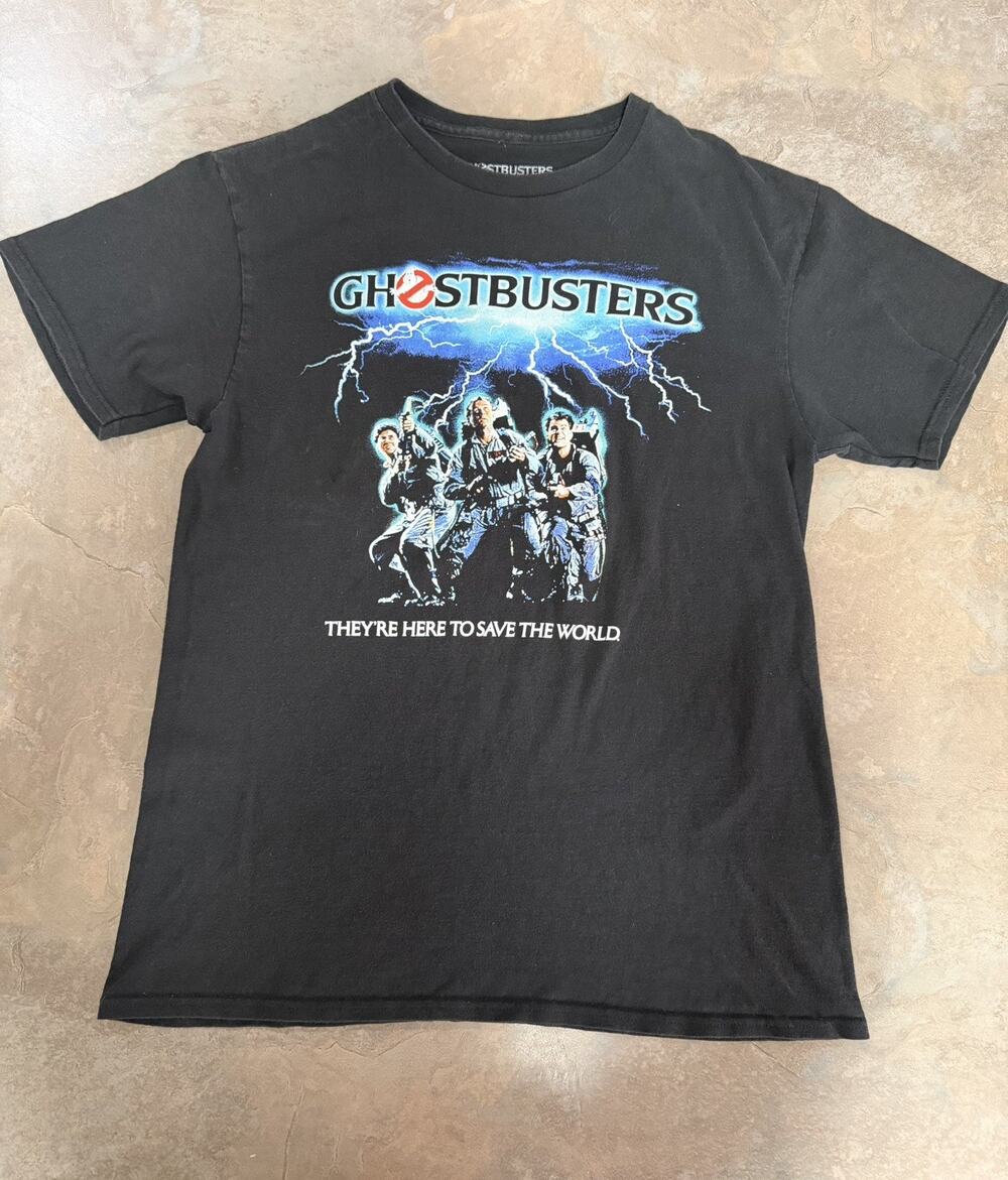 Ghostbusters Black T-Shirt Unisex Size Medium Halloween